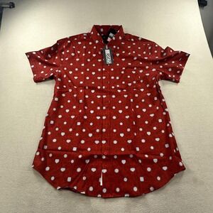 RSVLTS Shirt Mens XL Red Marvel Iron Man KUNUFLEX Little Things Short Sleeve